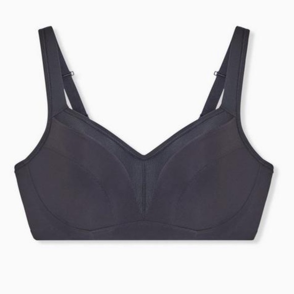 Torrid Black Sport Bra 40DD Med Impact Underwire Convertible Straps - Picture 9 of 12